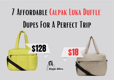 luka bag dupe|best dupe for calpak.